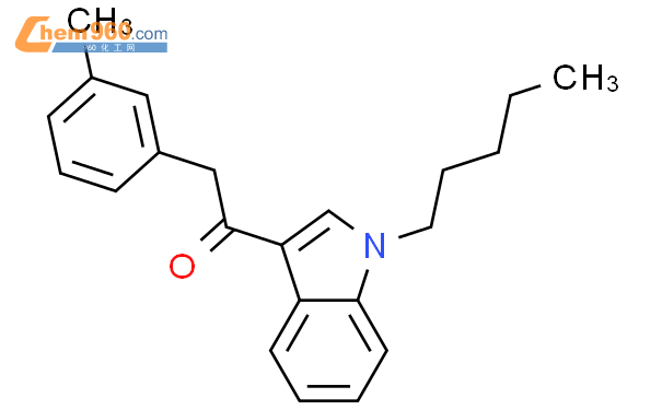 1427325 88 9 2 3 Methylphenyl 1 1 pentyl 1H indol 3 yl ethanone化学式