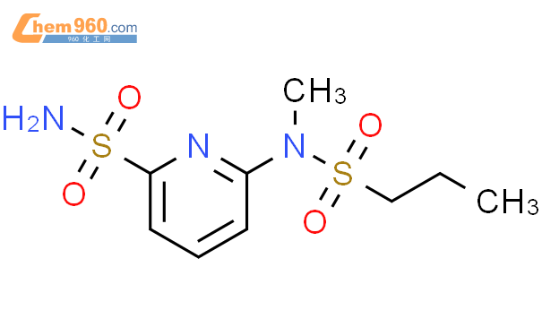 143914 22 1 2 Pyridinesulfonamide 6 methyl propylsulfonyl amino 化学式