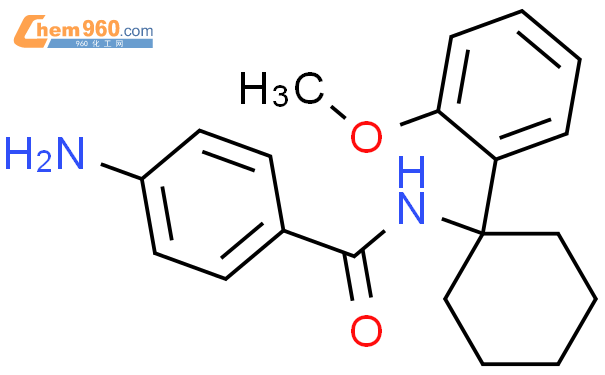 144146 43 0 Benzamide 4 amino N 1 2 methoxyphenyl cyclohexyl CAS号