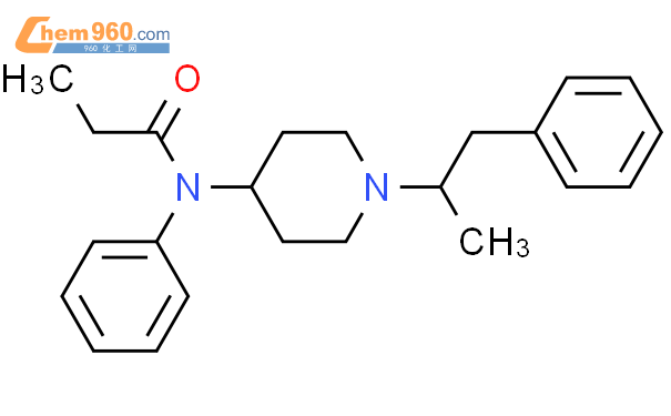 1443 44 3 Propanamide N 1 1 Methyl 2 Phenylethyl 4 Piperidinyl N