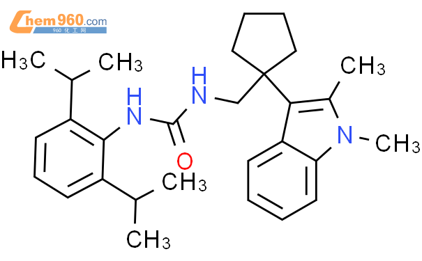 Urea N Bis Methylethyl Phenyl N Dimethyl H Indol