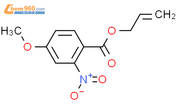 145219 43 8 Benzoic acid 4 methoxy 2 nitro 2 propenyl ester化学式结构式