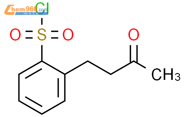 146000 11 5 Benzenesulfonyl chloride 2 3 oxobutyl 化学式结构式分子式mol