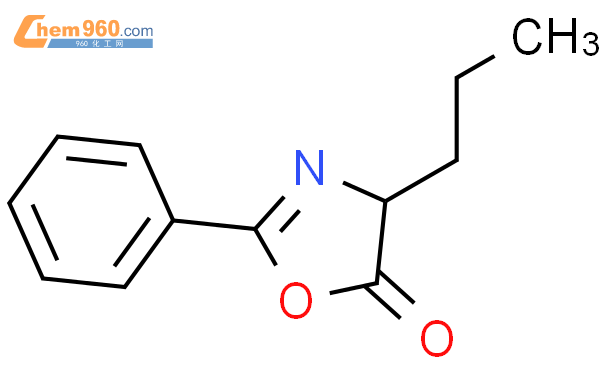 146307 91 7 5 4H Oxazolone 2 phenyl 4 propyl 化学式结构式分子式molsmiles