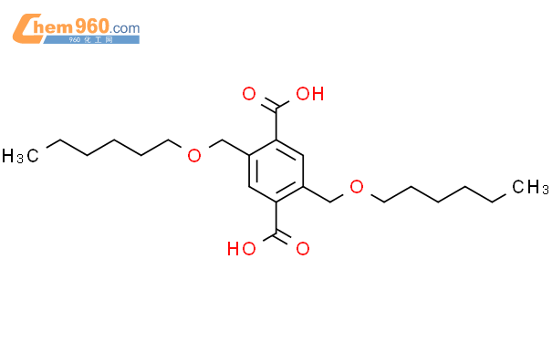 146670 81 7 1 4 Benzenedicarboxylic acid 2 5 bis hexyloxy methyl 化学式