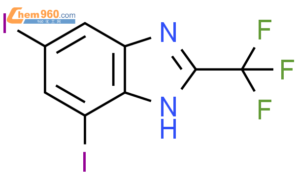 14689 57 7 1H Benzimidazole 5 7 diiodo 2 trifluoromethyl CAS号 14689