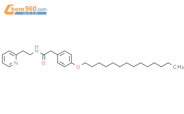 147219 37 2 Benzeneacetamide N 2 2 Pyridinyl Ethyl 4 Tetradecyloxy