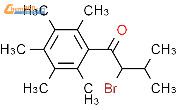 147834 62 6 1 Butanone 2 bromo 3 methyl 1 pentamethylphenyl 化学式结构式