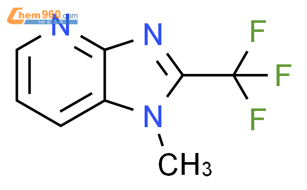 148320 61 0 1H Imidazo 4 5 b pyridine 1 methyl 2 trifluoromethyl 化学式