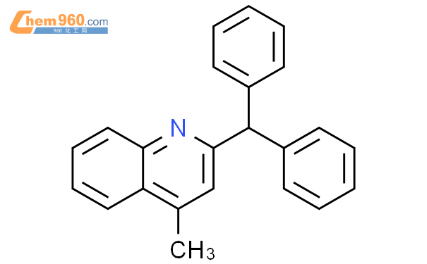 148715 81 5 Quinoline 2 diphenylmethyl 4 methyl 化学式结构式分子式mol 960化工网