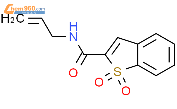 149328 45 0 Benzo B Thiophene 2 Carboxamide N 2 Propenyl 1 1 Dioxide