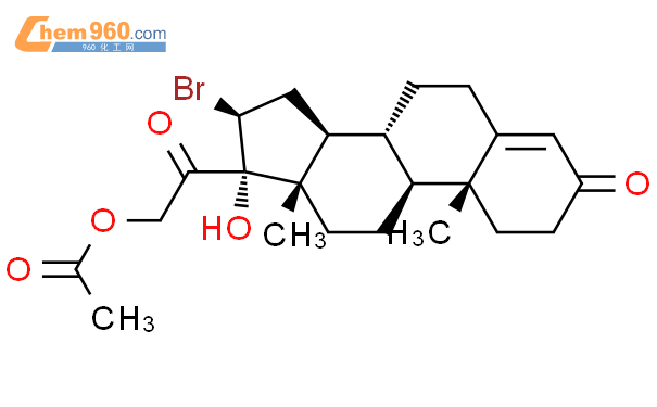 14994 25 3 Pregn 4 Ene 3 20 Dione 16b Bromo 17 21 Dihydroxy 21 Acetate