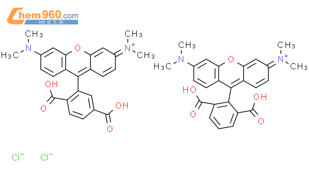 5(6-羧基四甲基罗丹明结构式