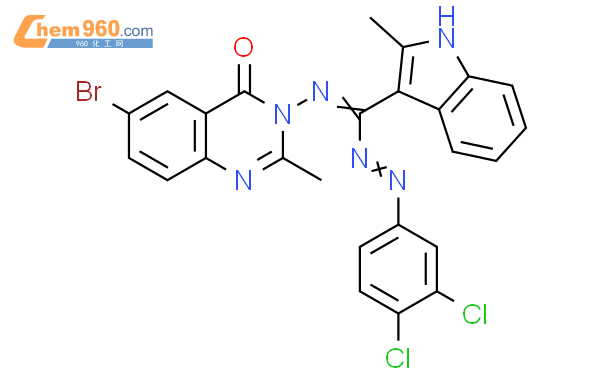 H Quinazolinone Bromo Dichlorophenyl Azo