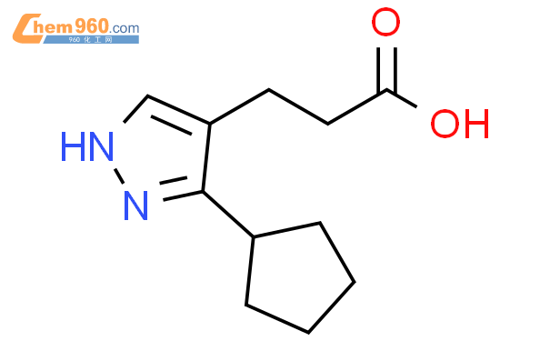 H Pyrazole Propanoic Acid Cyclopentyl Cas