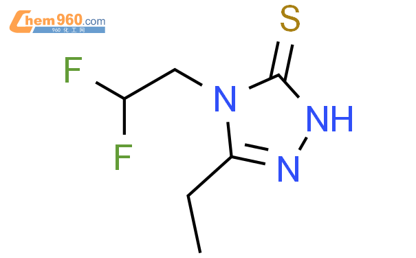 1546349 69 2 3H 1 2 4 Triazole 3 Thione 4 2 2 Difluoroethyl 5 Ethyl