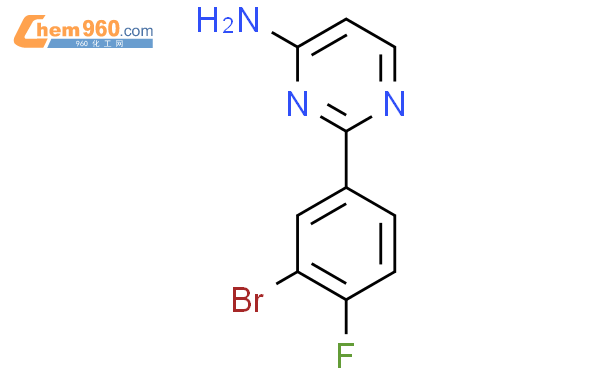 1555822 18 8 2 3 Bromo 4 fluorophenyl pyrimidin 4 amineCAS号 1555822 18