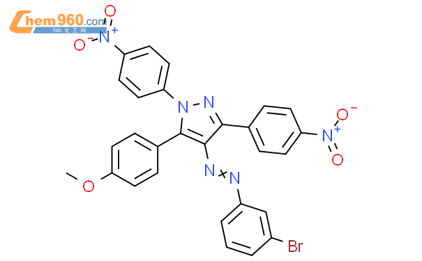 155844 33 0 1H Pyrazole 4 3 Bromophenyl Azo 5 4 Methoxyphenyl 1 3