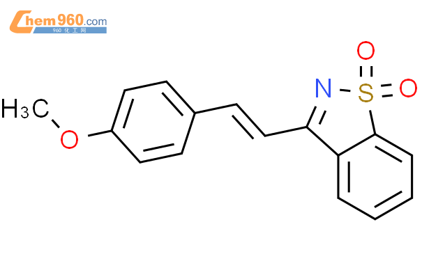 Benzisothiazole E Methoxyphenyl Ethenyl