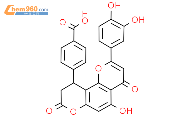 1574319 56 4 4 2 3 4 二羟基苯基 5 羟基 4 8 二氧代 4 8 9 10 四氢吡喃并 2 3 f 色烯 10 基