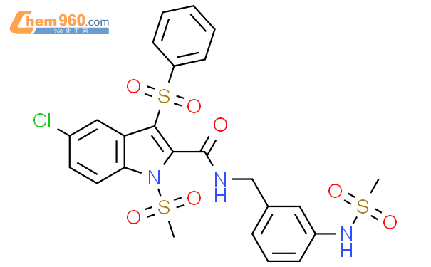 158561 64 9 1H Indole 2 Carboxamide 5 Chloro 1 Methylsulfonyl N 3