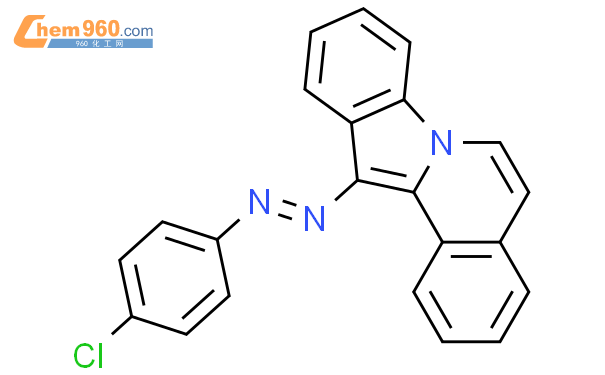 158812 98 7 Indolo 2 1 a isoquinoline 12 4 chlorophenyl azo CAS号