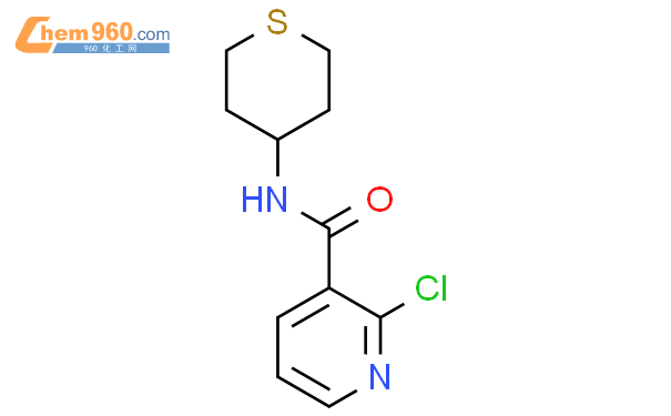 1598647 90 5 2 chloro N thian 4 yl pyridine 3 carboxamideCAS号 1598647