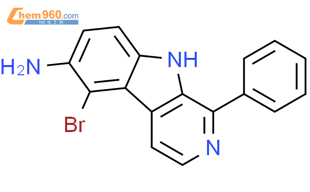 5 bromo 1 phenyl 9H pyrido 3 4 b indol 6 amineCAS号160065 94 1 960化工网