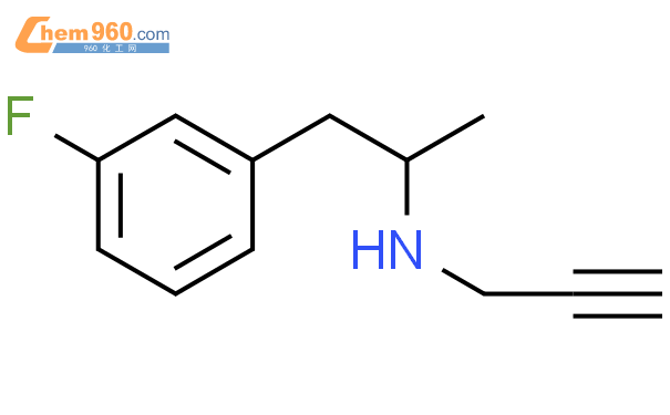 1602159 23 8 1 3 fluorophenyl propan 2 yl prop 2 yn 1 yl amine化学式结构