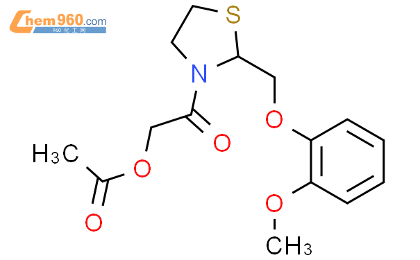 161364 55 2 Ethanone 2 Acetyloxy 1 2 2 Methoxyphenoxy Methyl 3