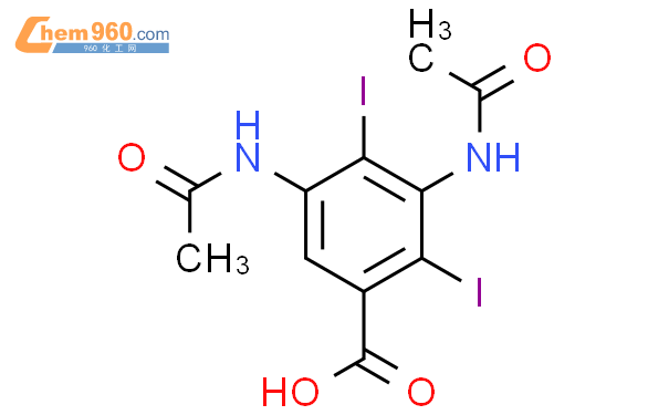 Benzoic acid 3 5 bis acetylamino 2 4 diiodo CAS号162193 52 4 960化工网