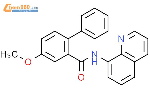 1622404 54 9 1 1 Biphenyl 2 Carboxamide 4 Methoxy N 8 Quinolinyl CAS