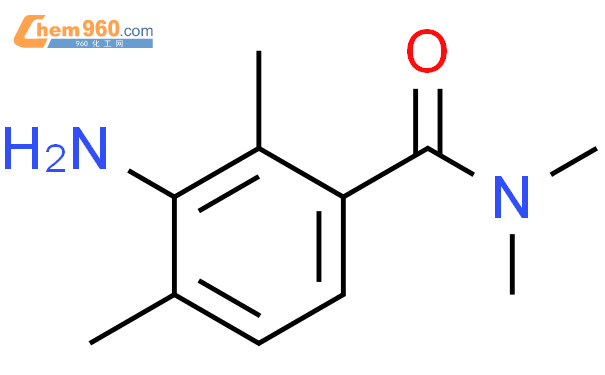 16319 11 2 Benzamide 3 amino N N 2 4 tetramethyl 化学式结构式分子式mol 960化工网