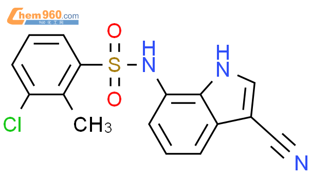 Benzenesulfonamide Chloro N Cyano H Indol Yl