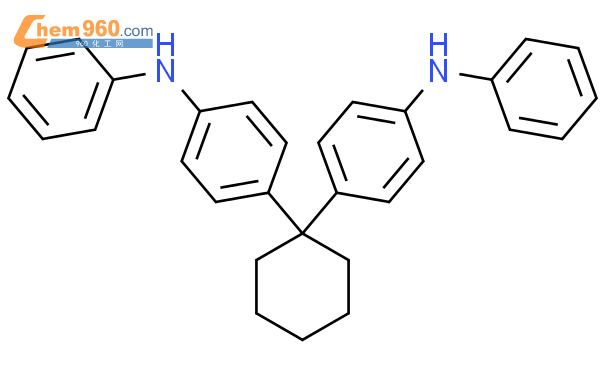 167218 34 0 Benzenamine 4 4 cyclohexylidenebis N phenyl 化学式结构式分子式