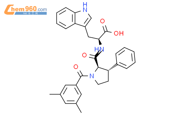 169544 75 6 L Tryptophan N 1 3 5 Dimethylbenzoyl Trans 3 Phenyl D