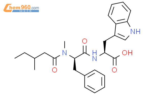 169545 01 1 L Tryptophan N N Methyl N 3 Methyl 1 Oxopentyl D