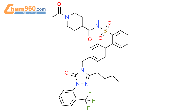 169598 49 6 4 Piperidinecarboxamide 1 Acetyl N 4 3 Butyl 1 5