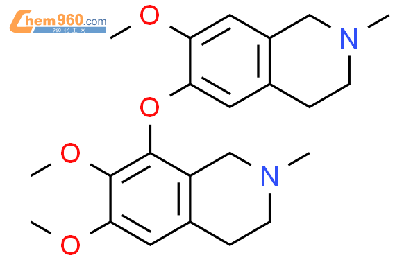 169626 34 0 Isoquinoline 1 2 3 4 Tetrahydro 6 7 Dimethoxy 2 Methyl 8