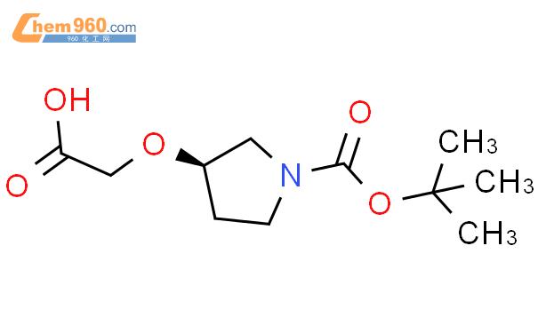 R 1 BOC 3 吡咯烷氧乙酸CAS号170097 85 5 960化工网