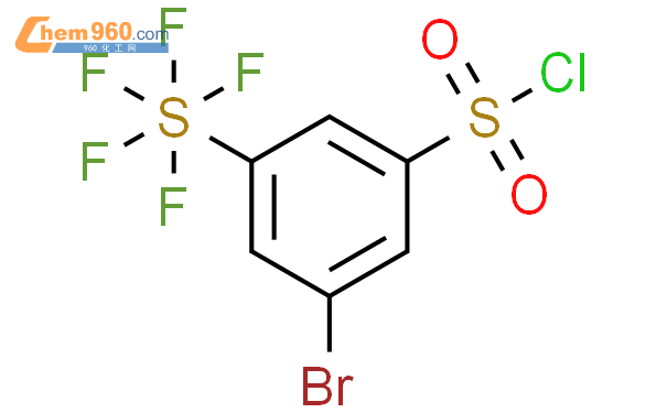 1706453 16 8 3 Bromo 5 pentafluorosulfur benzenesulfonyl chloride化学式