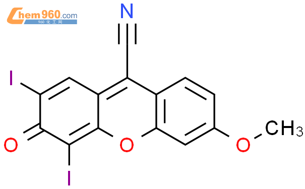 170846 32 9 3H Xanthene 9 carbonitrile 2 4 diiodo 6 methoxy 3 oxo CAS号