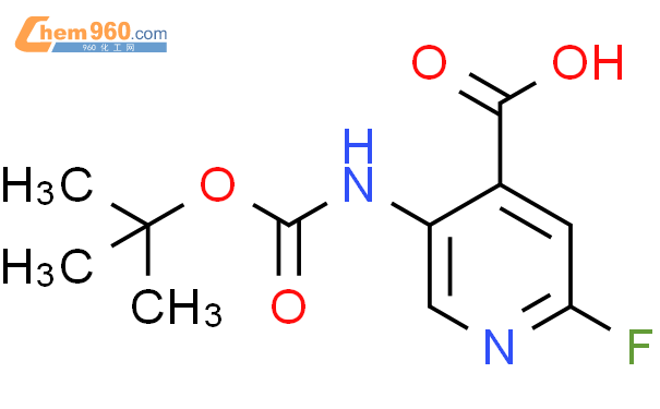 4-Pyridinecarboxylicacid, 5-[[(1,1-dimethylethoxy)carbonyl]amino]-2-fluoro-