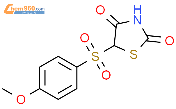 173019 79 9 2 4 Thiazolidinedione 5 4 methoxyphenyl sulfonyl CAS号