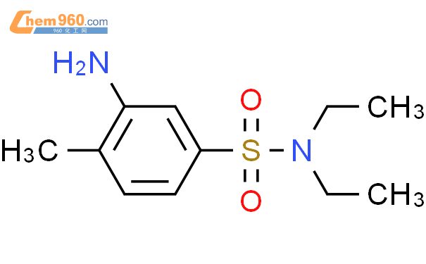 17354 60 8 3 氨基 N N 二乙基 4 甲基苯磺酰胺化学式结构式分子式msds 960化工网