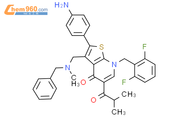 Thieno 2 3 B Pyridin 4 7H One 2 4 Aminophenyl 7 2 6 Difluorophenyl