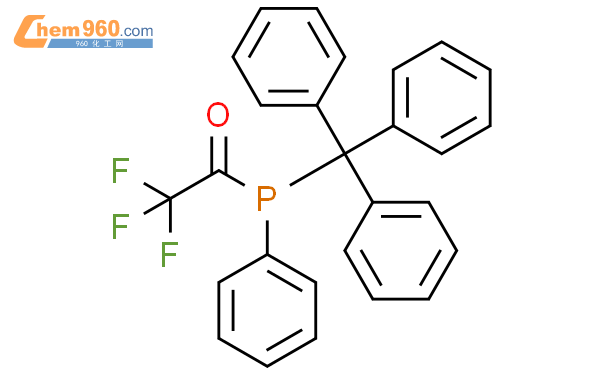 175167 63 2 Phosphine phenyl trifluoroacetyl triphenylmethyl 化学式结构式