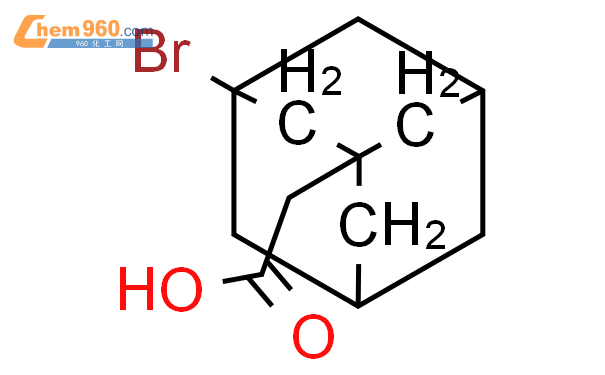 3-溴-1-金刚烷乙酸结构式