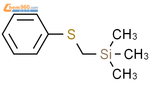 三甲基(苯硫甲基)硅烷结构式