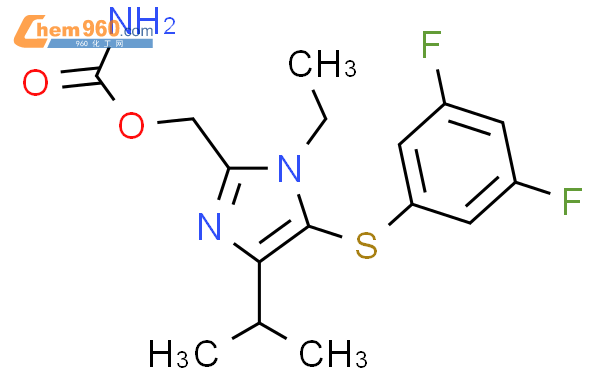 H Imidazole Methanol Difluorophenyl Thio